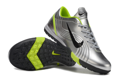 Unisex Nike Zoom Mercurial Vapor 1 Rgn SE TF Football Shoes - Silver/Black/Yellow