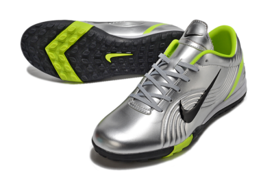 Unisex Nike Zoom Mercurial Vapor 1 Rgn SE TF Football Shoes - Silver/Black/Yellow