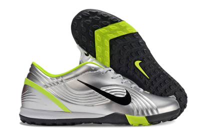 Unisex Nike Zoom Mercurial Vapor 1 Rgn SE TF Football Shoes - Silver/Black/Yellow