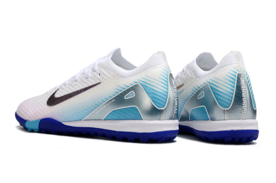 Unisex Nike Air Zoom Mercurial Vapor 16 Elite TF Football Shoes - White/Purple/Blue