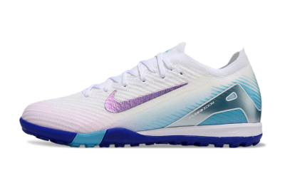 Unisex Nike Air Zoom Mercurial Vapor 16 Elite TF Football Shoes - White/Purple/Blue