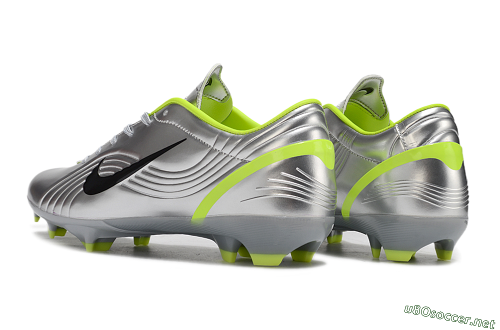 Unisex Nike Zoom Mercurial Vapor 1 Rgn SE FG Football Boots - Silver/Black/Yellow 4