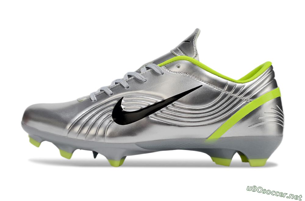 Unisex Nike Zoom Mercurial Vapor 1 Rgn SE FG Football Boots - Silver/Black/Yellow 0