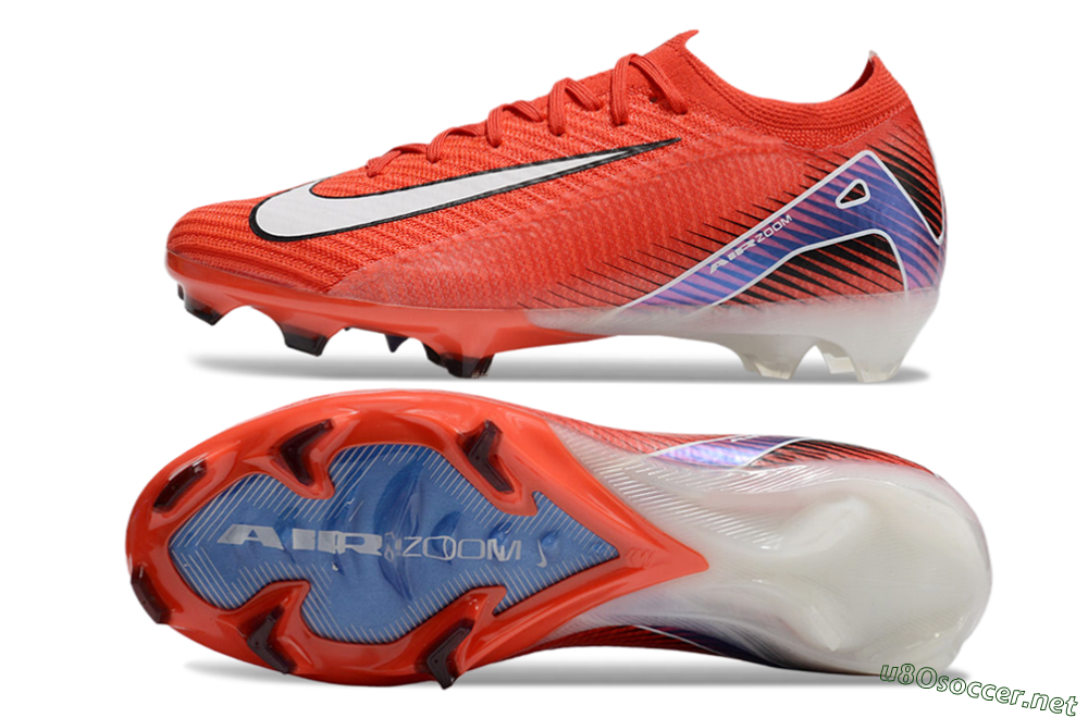 Men's Nike Air Zoom Mercurial Vapor 16 Elite FG Football Boots - Red/White/Blue 1