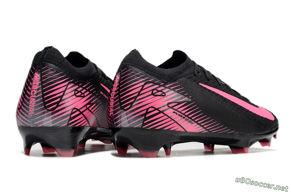 Men's Nike Air Zoom Mercurial Vapor 16 Elite FG Football Boots - Black/Pink 6