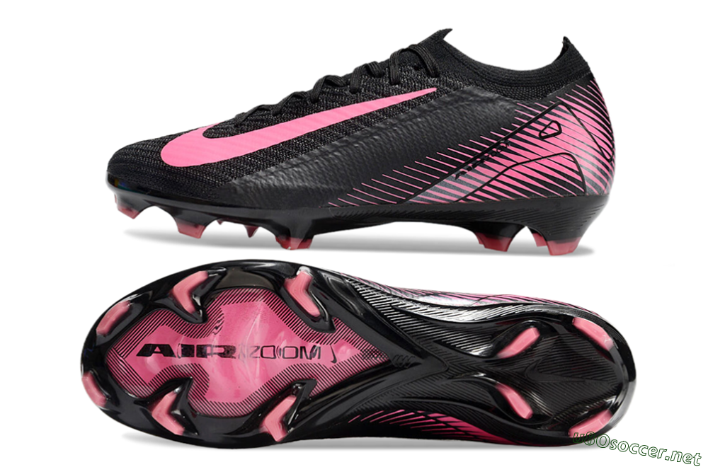 Men's Nike Air Zoom Mercurial Vapor 16 Elite FG Football Boots - Black/Pink 1
