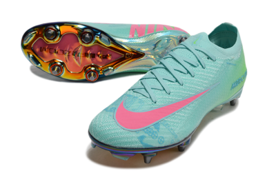 Men's Nike Air Zoom Mercurial Vapor 16 Elite SG Football Boots - Jade/Pink/Gold