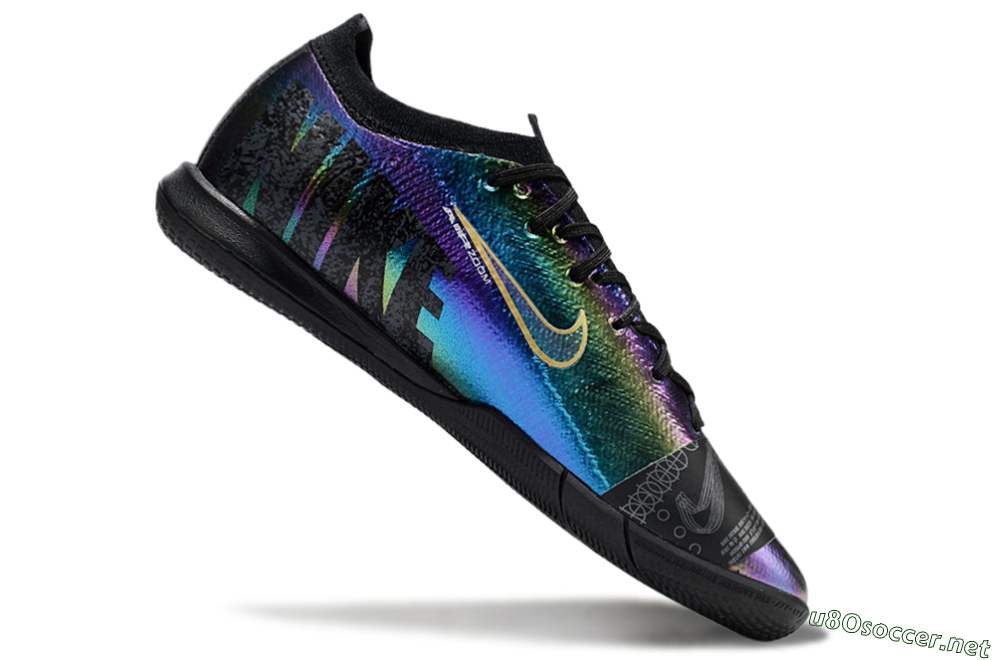 Men's Nike Air Zoom Mercurial Vapor 16 Elite IC Football Shoes - Laser/Black/Yellow 4
