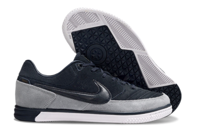 Men's Nike Street Gato IC Football Shoes - Blue/Grey/White