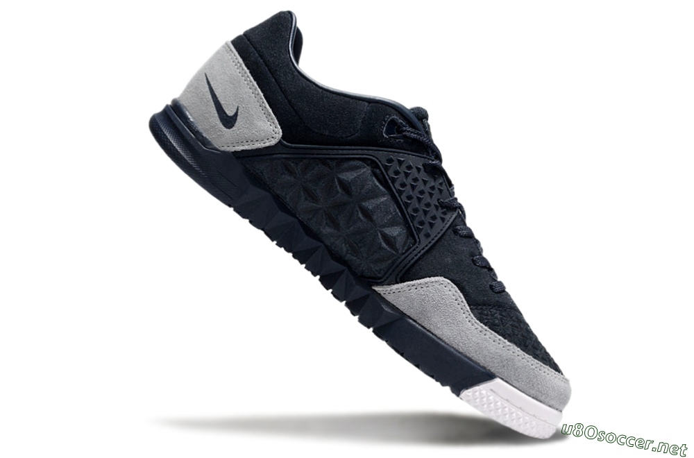 Men's Nike Street Gato IC Football Shoes - Blue/Grey/White 4