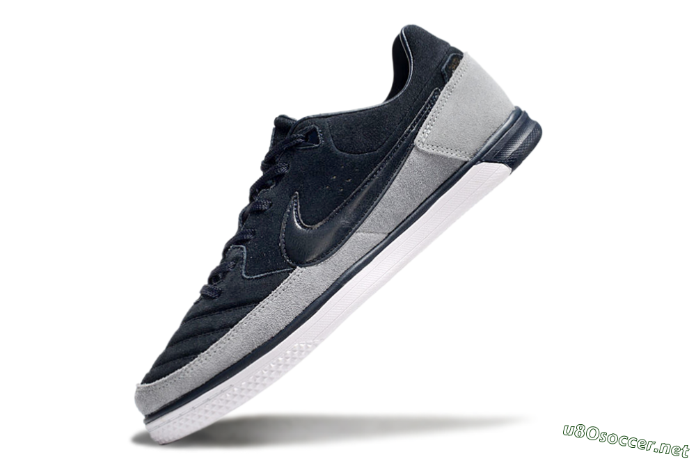Men's Nike Street Gato IC Football Shoes - Blue/Grey/White 5