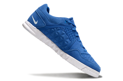 Men's Nike Street Gato IC Football Shoes - Blue/White