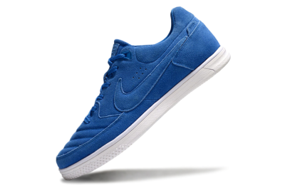 Men's Nike Street Gato IC Football Shoes - Blue/White