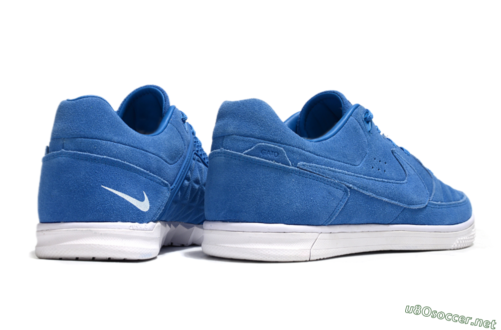 Men's Nike Street Gato IC Football Shoes - Blue/White 6
