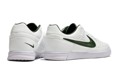 Men's Nike Street Gato IC Football Shoes - White/Green