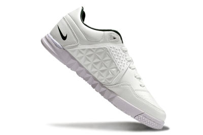 Men's Nike Street Gato IC Football Shoes - White/Green