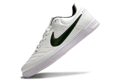 Men's Nike Street Gato IC Football Shoes - White/Green