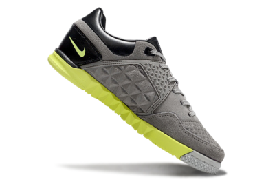 Men's Nike Street Gato IC Football Shoes - Grey/Yellow/Black