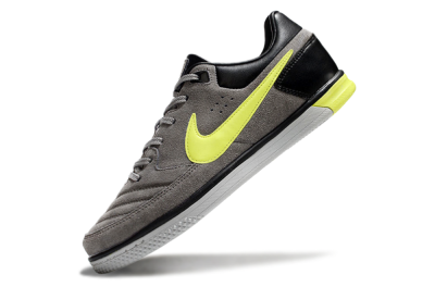 Men's Nike Street Gato IC Football Shoes - Grey/Yellow/Black