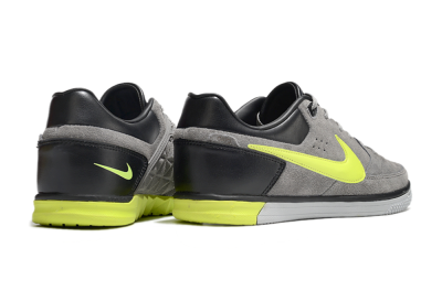 Men's Nike Street Gato IC Football Shoes - Grey/Yellow/Black
