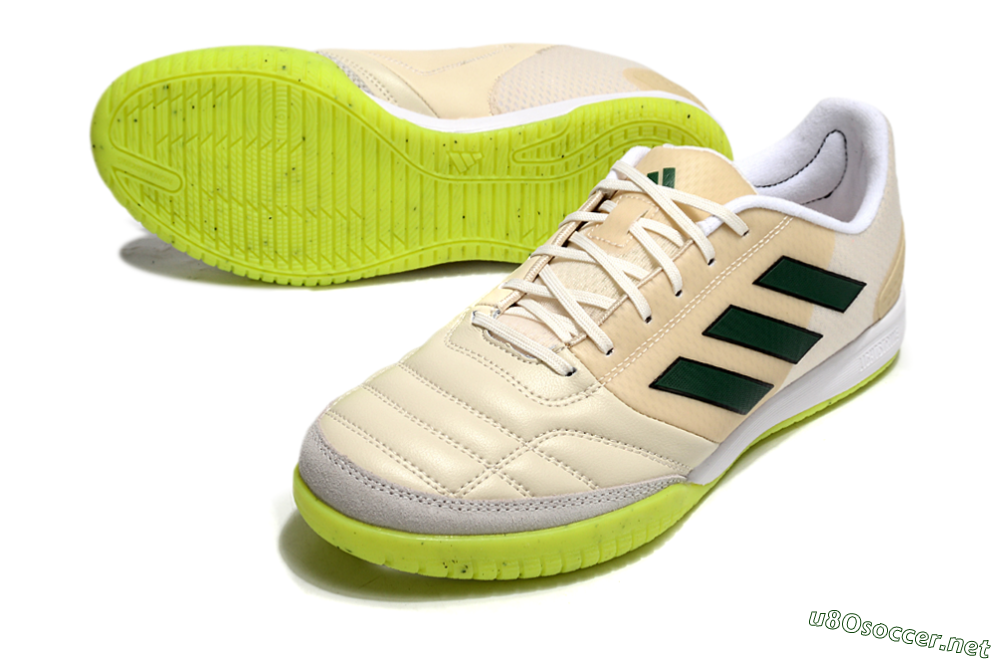 Men's Adidas Competition Top IC Football Shoes - Brown/Green/White 3