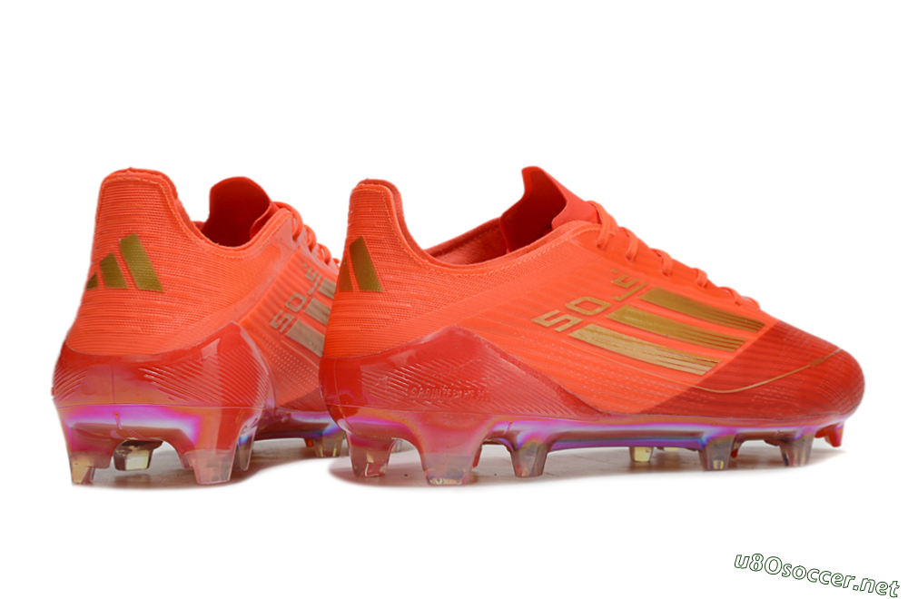 Men's Adidas F50 Elite FG Football Boots - Red/Gold 6