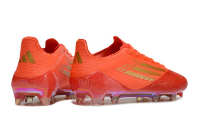 Men's Adidas F50 Elite FG Football Boots - Red/Gold