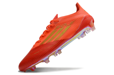 Men's Adidas F50 Elite FG Football Boots - Red/Gold