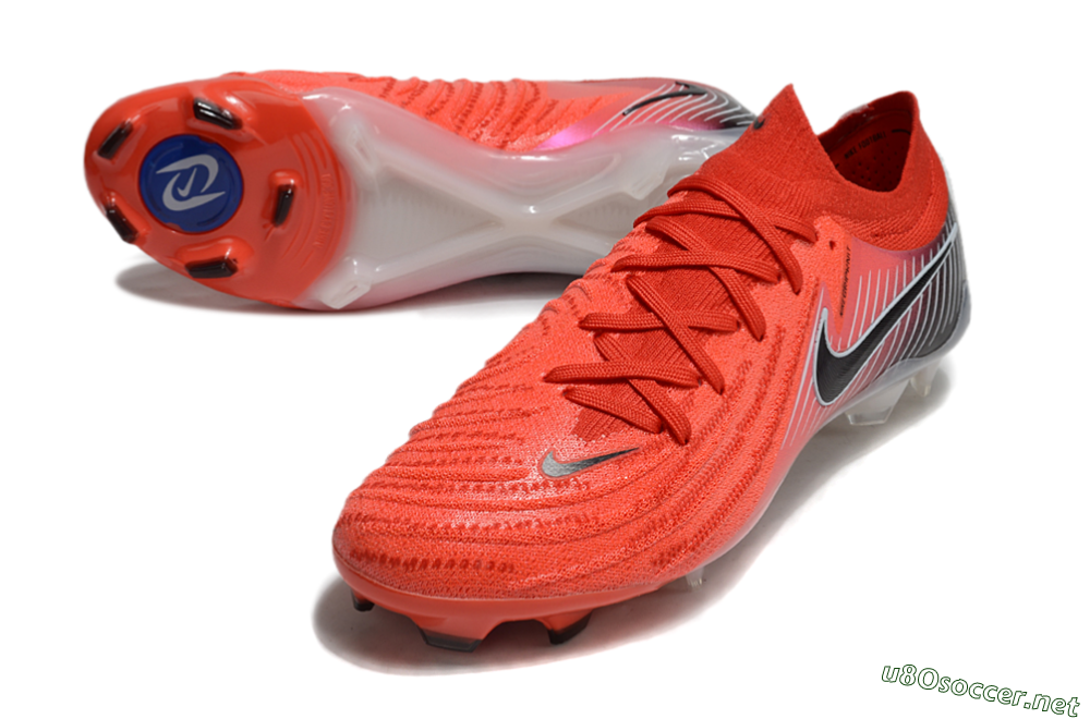Men's Nike Phantom Luna Elite NU FG Football Boots - Red/Black/White 3