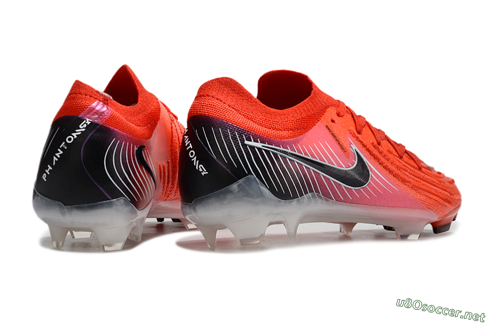 Men's Nike Phantom Luna Elite NU FG Football Boots - Red/Black/White 6