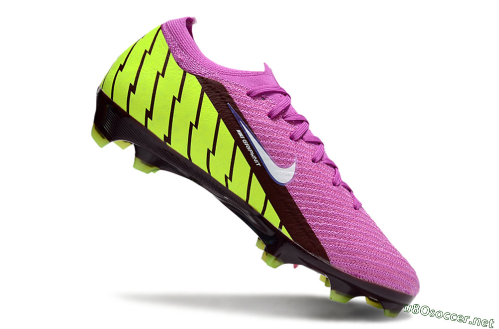 Men's Nike Air Zoom Mercurial Vapor 16 Elite FG Football Boots - Pink/White/Yellow 4
