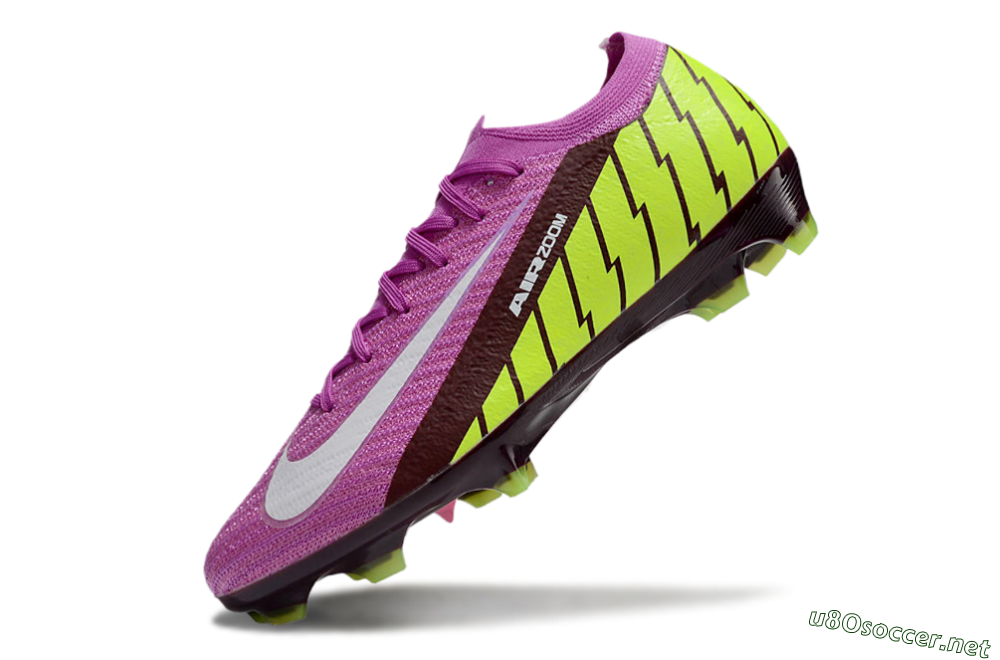 Men's Nike Air Zoom Mercurial Vapor 16 Elite FG Football Boots - Pink/White/Yellow 5
