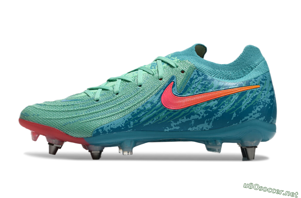 Men's Nike Phantom Luna Elite SG Football Boots - Jade/Red/Blue 0