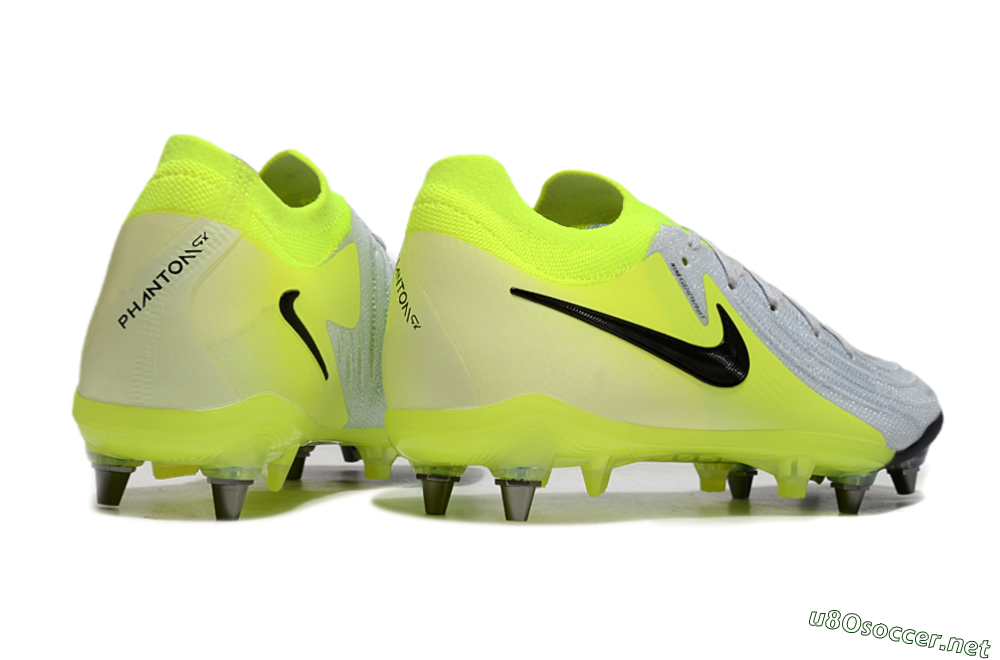 Men's Nike Phantom Luna Elite SG Football Boots - Grey/Yellow/Black 6