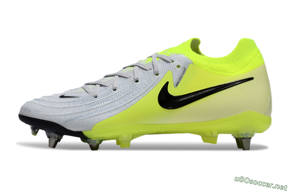 Men's Nike Phantom Luna Elite SG Football Boots - Grey/Yellow/Black 0