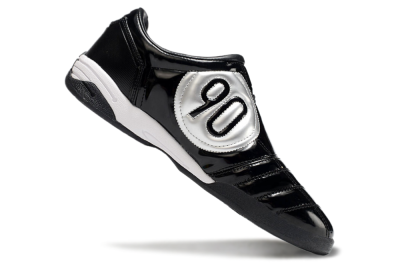 Men's Nike Total 90 II IC Football Shoes - Black/White