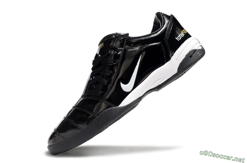 Men's Nike Total 90 II IC Football Shoes - Black/White 5