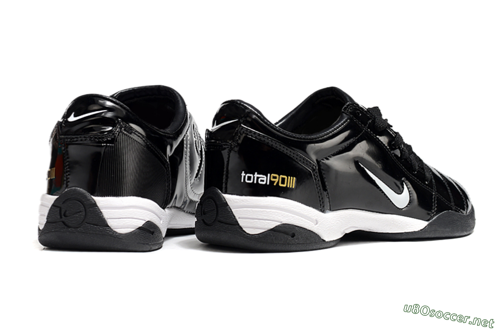 Men's Nike Total 90 II IC Football Shoes - Black/White 6