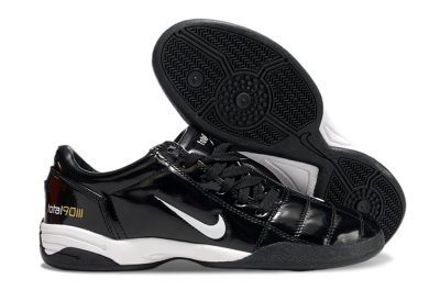 Men's Nike Total 90 II IC Football Shoes - Black/White