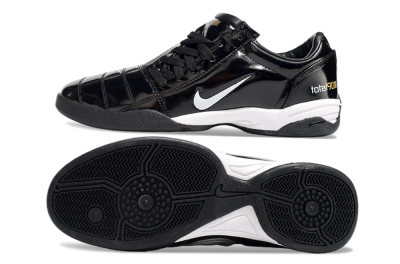 Men's Nike Total 90 II IC Football Shoes - Black/White