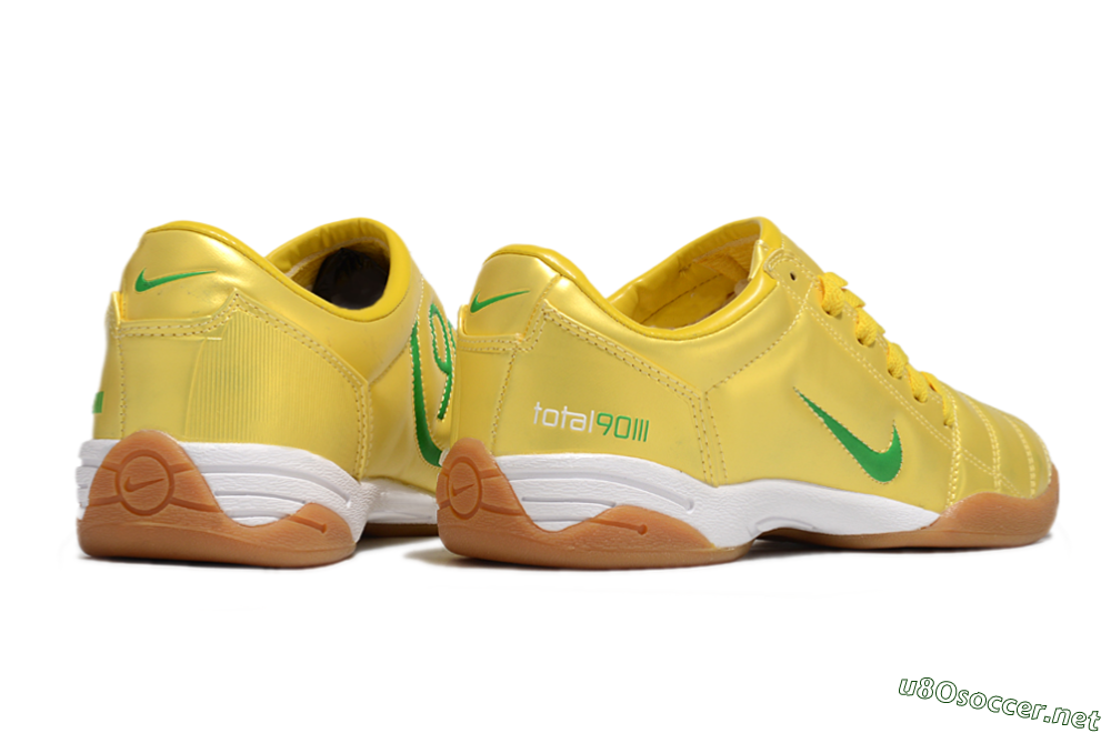 Men's Nike Total 90 II IC Football Shoes - Yellow/Green/White 6