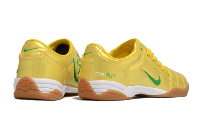 Men's Nike Total 90 II IC Football Shoes - Yellow/Green/White