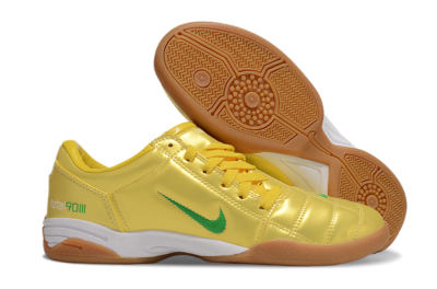 Men's Nike Total 90 II IC Football Shoes - Yellow/Green/White