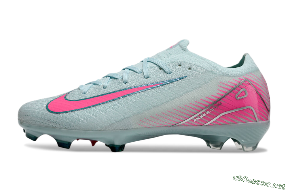 Men's Nike Air Zoom Mercurial Vapor 16 Elite FG Football Boots - Jade/Pink/Silver 4