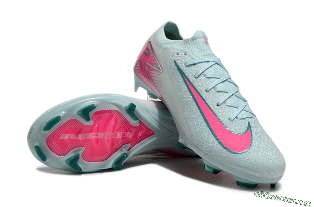 Men's Nike Air Zoom Mercurial Vapor 16 Elite FG Football Boots - Jade/Pink/Silver 3