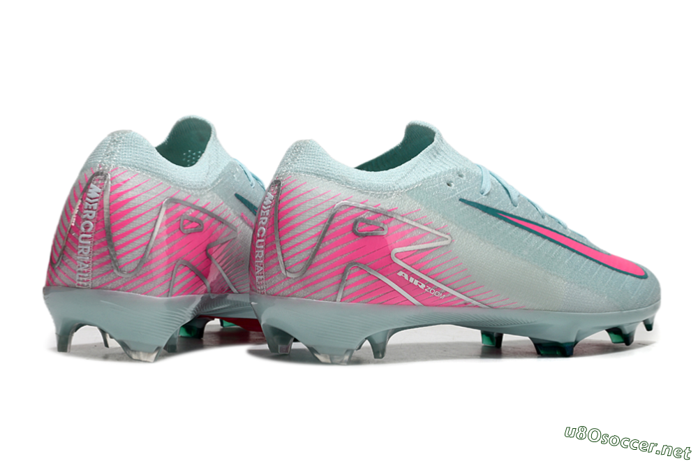 Men's Nike Air Zoom Mercurial Vapor 16 Elite FG Football Boots - Jade/Pink/Silver 1