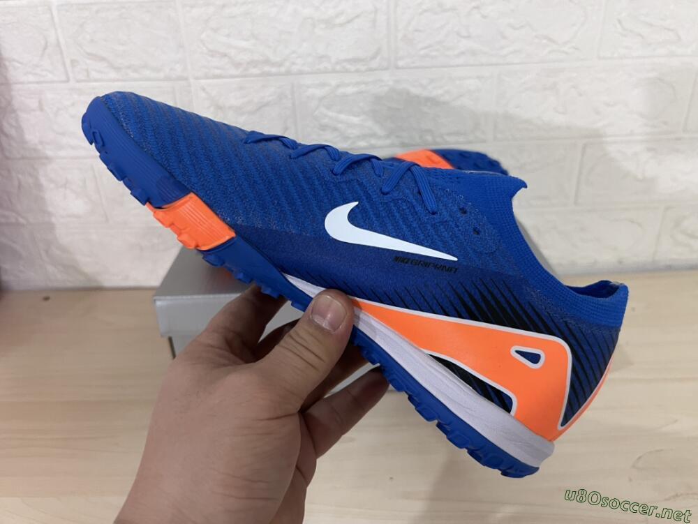 Unisex Nike Air Zoom Mercurial Vapor 16 Elite TF Football Shoes - Blue/White/Orange
