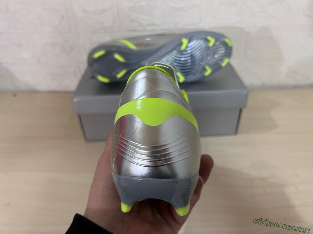 Unisex Nike Zoom Mercurial Vapor 1 Rgn SE FG Football Boots - Silver/Black/Yellow