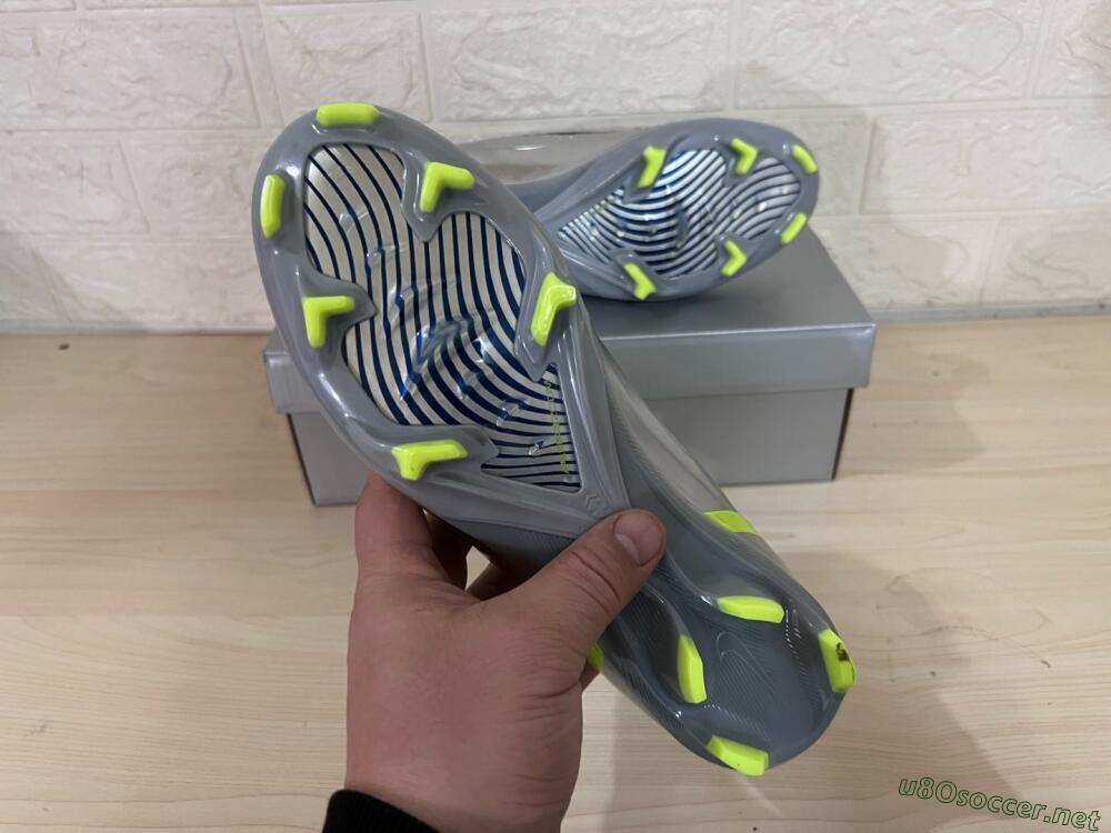 Unisex Nike Zoom Mercurial Vapor 1 Rgn SE FG Football Boots - Silver/Black/Yellow