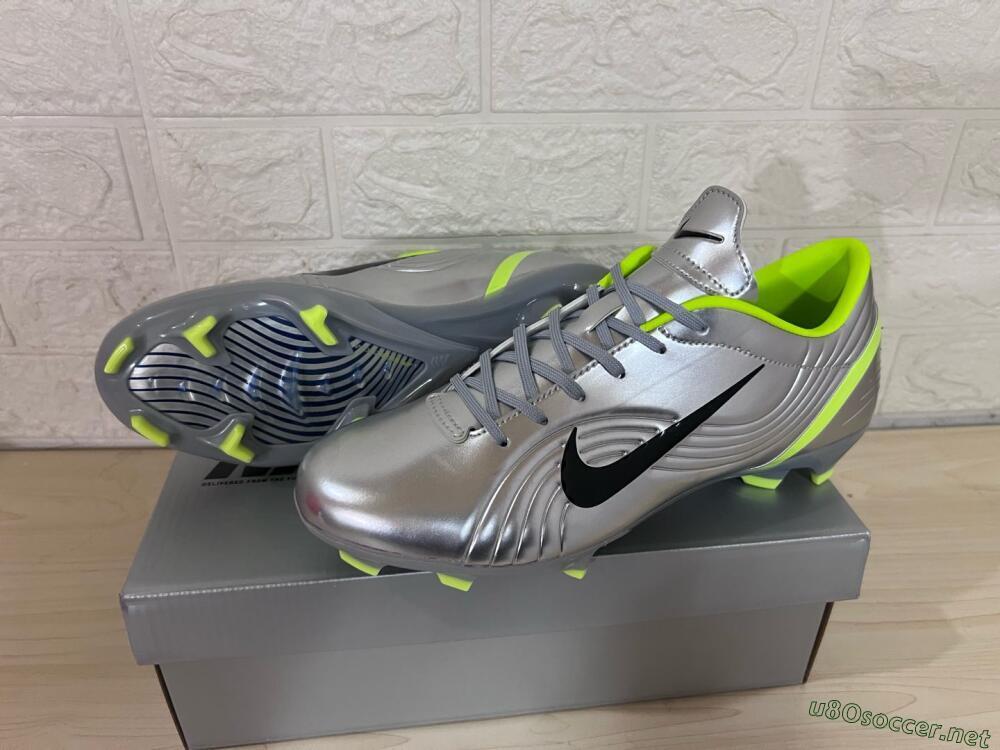 Unisex Nike Zoom Mercurial Vapor 1 Rgn SE FG Football Boots - Silver/Black/Yellow